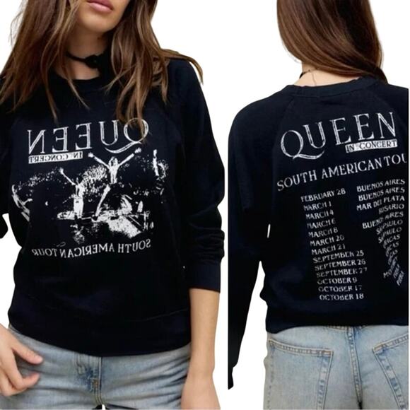 DAYDREAMER Queen South America Tour Raglan P2P 20 - 21” New w/ Tag MSRP $145 SOO - Picture 1 of 10
